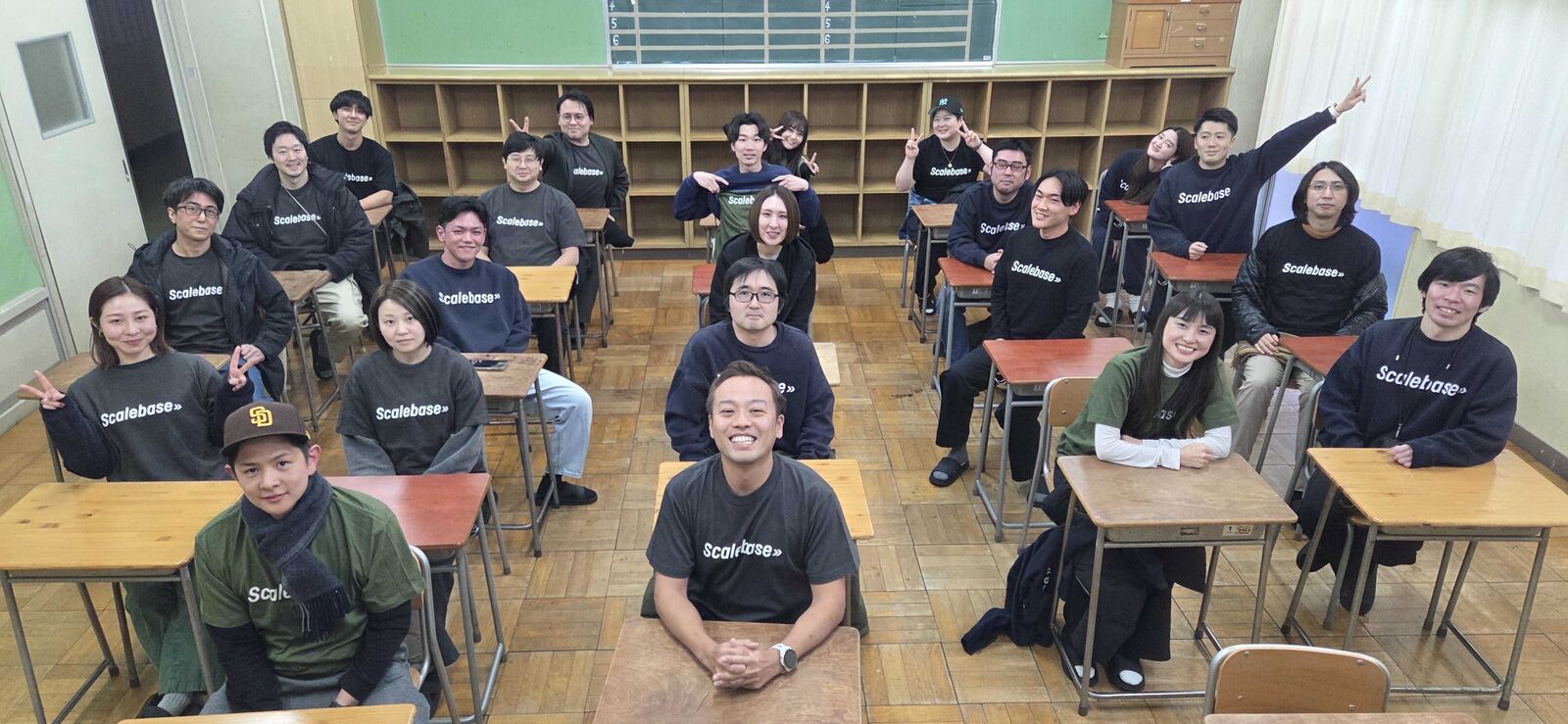 全社合宿の集合写真